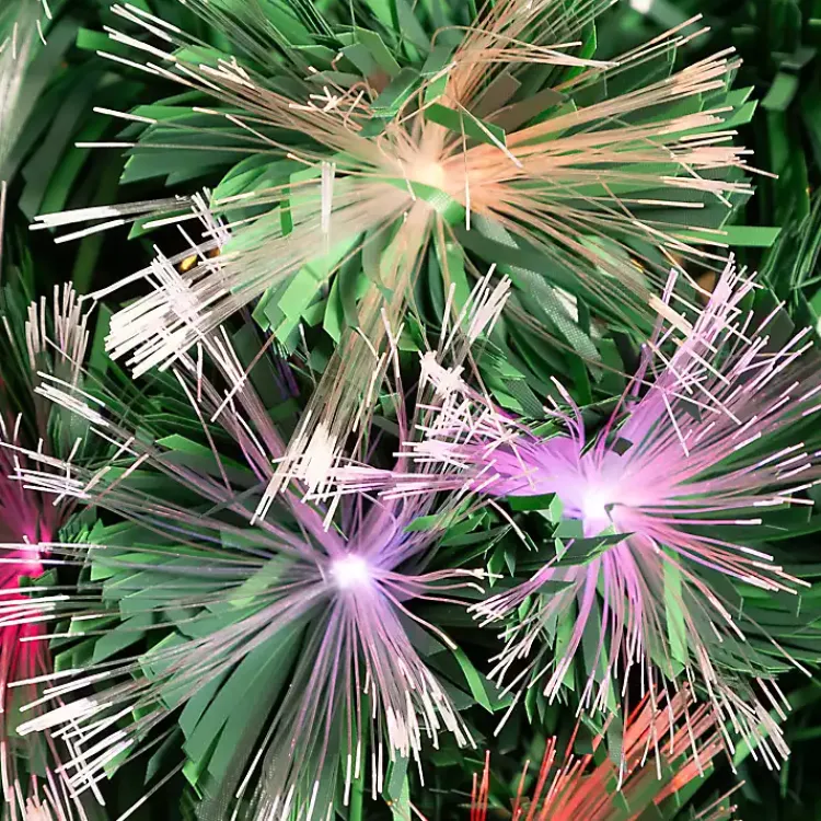 Christmas Trees>Kirklands Home 4 ft. Fiber Optic Color Changing Christmas Tree