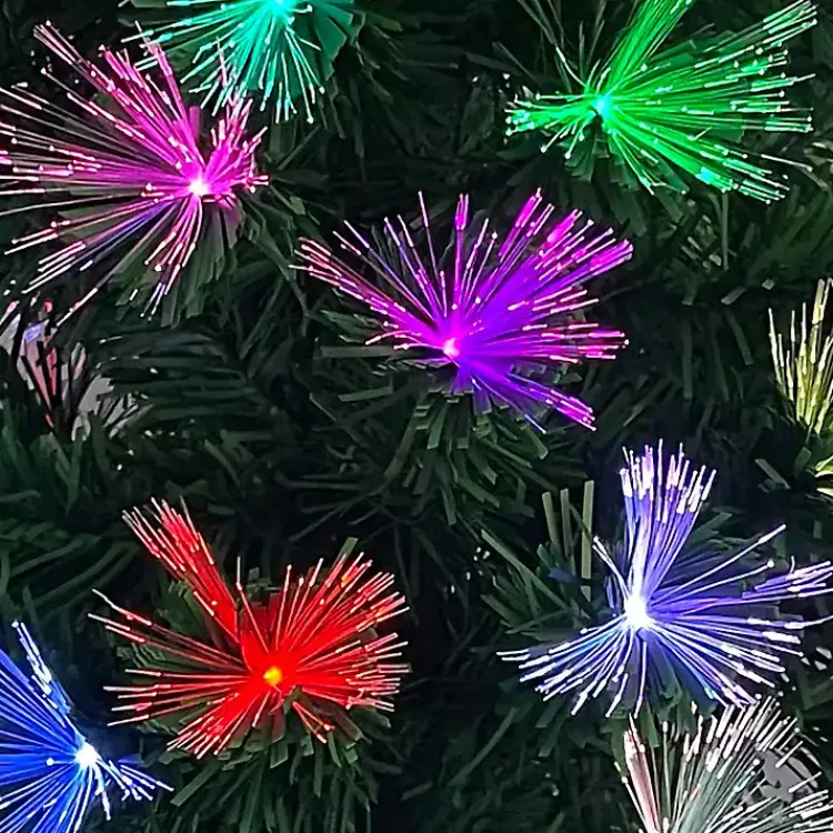 Christmas Trees>Kirklands Home 3 ft. Fiber Optic Color Changing Christmas Tree