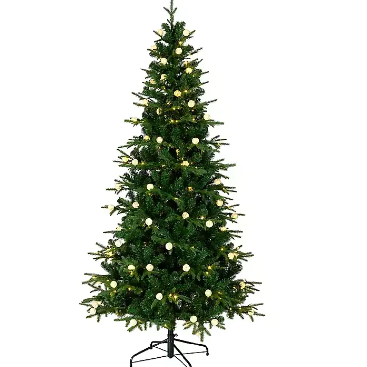 Christmas Trees>Kirklands Home 7 ft. Pre-Lit Globe Light Duxbury Christmas Tree