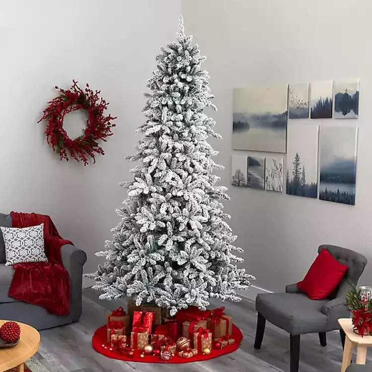 Christmas Trees>Kirklands Home 9 ft. Pre-Lit Pine Cone Covered Christmas Tree