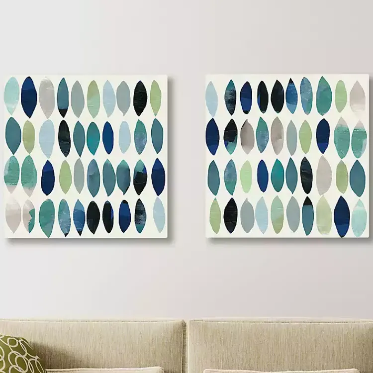 Kirklands Home Abstract Leaf Giclee Canvas Art Prints, Set of 2 Outlet
