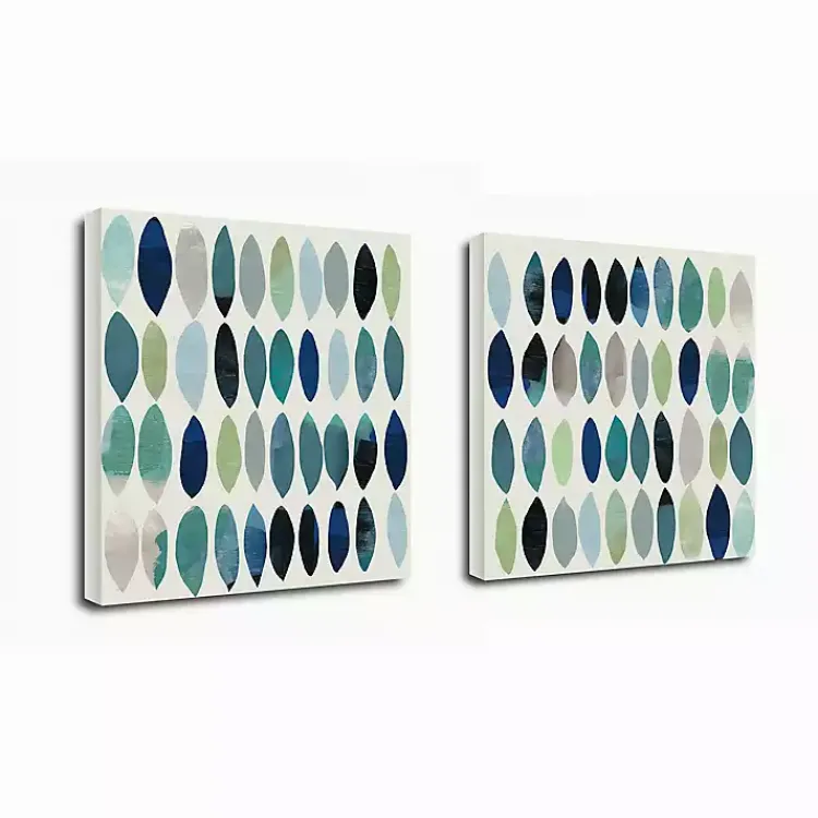 Kirklands Home Abstract Leaf Giclee Canvas Art Prints, Set of 2 Outlet