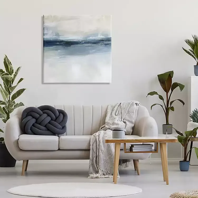 Kirklands Home Abstract Nautical Horizon Canvas Print, 30x30 in. Sale