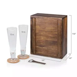 Kirklands Home Acacia Tennessee Titans Beer Glass Set Discount