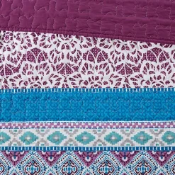 Kirklands Home Adley Reversible Full/Queen 5-pc. Quilt Set New