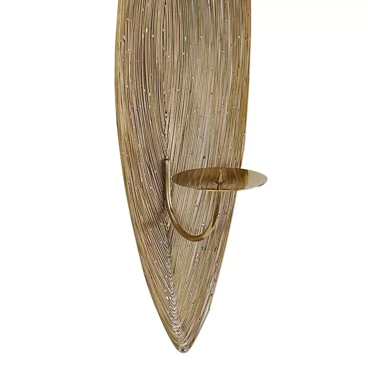 Sconces>Kirklands Home Adrienne en Steel Spiral Sconce Gold