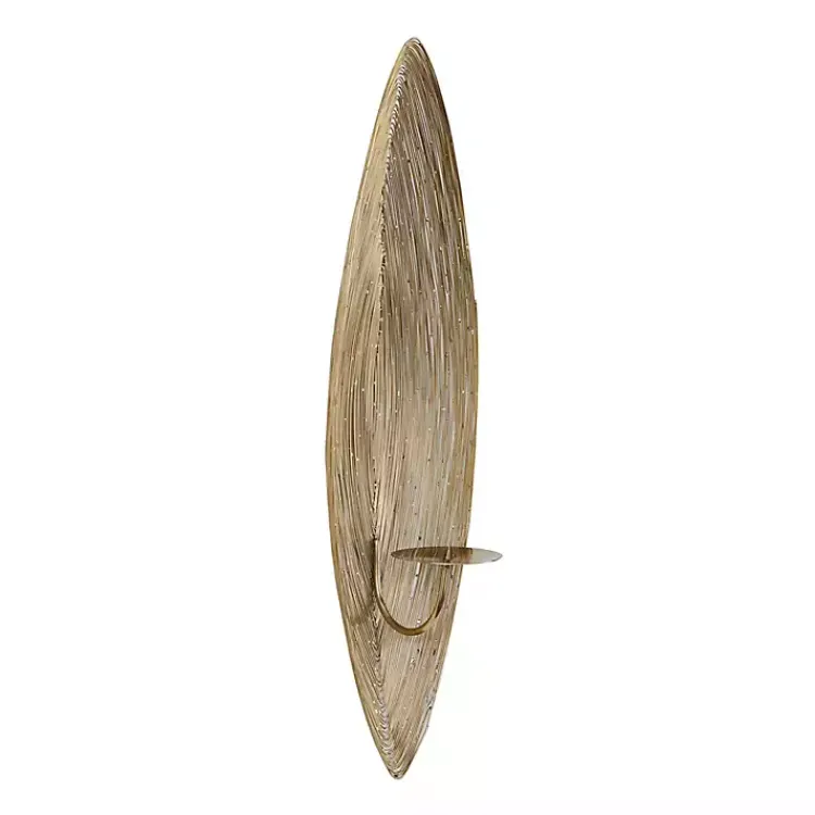 Sconces>Kirklands Home Adrienne en Steel Spiral Sconce Gold