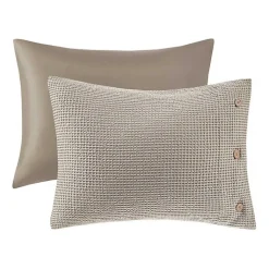 Kirklands Home Alaya 4-pc. California King Waffle Duvet Set Tan Hot