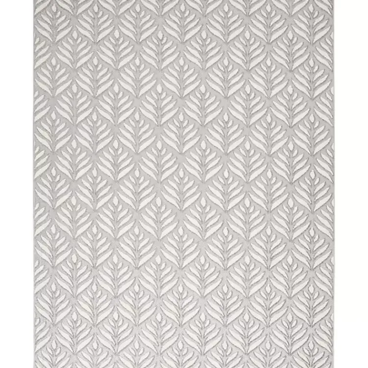 Kirklands Home Aloha Ash Botanical Indoor/Outdoor Area Rug, 3x5 Best