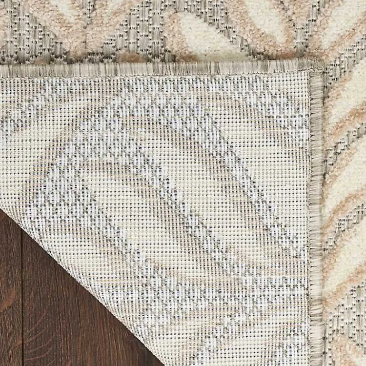 Kirklands Home Aloha Ivory Botanical Indoor/Outdoor Area Rug, 3x5 Outlet