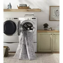 Kirklands Home Amelie Navy Blue Classic Washable Area Rug, 5x7 Online