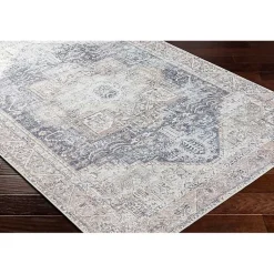 Kirklands Home Amelie Navy Blue Classic Washable Area Rug, 7x10 Discount
