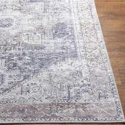 Kirklands Home Amelie Navy Blue Classic Washable Area Rug, 8x12 Outlet