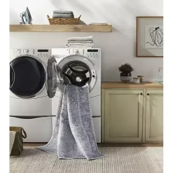 Kirklands Home Amelie Silver Classic Washable Area Rug, 6x9 Blue Sale