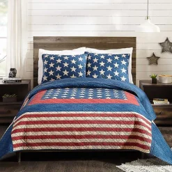 Kirklands Home Americana Patch 3-pc. King Quilt Set Sale