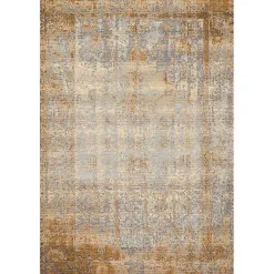Kirklands Home Antiqued Ivory Copper Outdoor Area Rug, 5x7 Hot