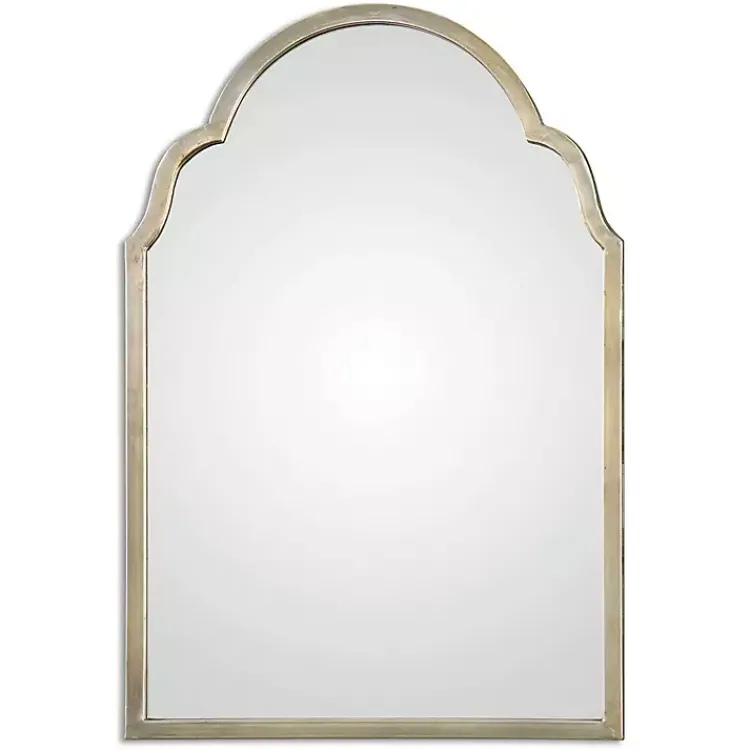Kirklands Home Antiqued Silver Champagne Arched Mirror Discount