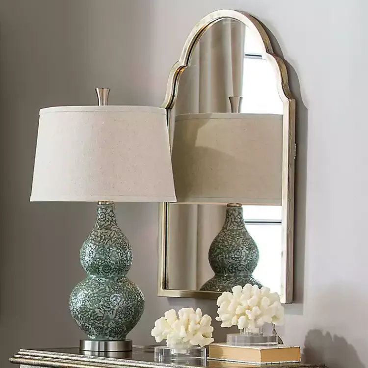Kirklands Home Antiqued Silver Champagne Arched Mirror Discount
