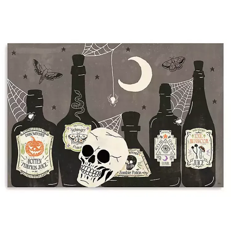 Halloween>Kirklands Home Apothecary Bottles Canvas Art Print
