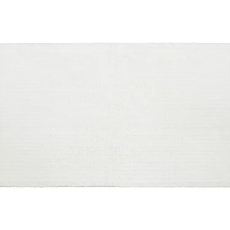 Kirklands Home Arctic Memory Foam Chenille Bath Mat, 60 in. White Online