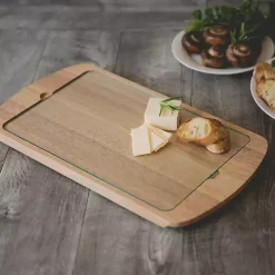 Kirklands Home Arkansas Razorbacks Wood and Glass Serving Board Discount
