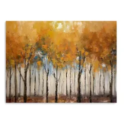 Fall>Kirklands Home Autumn Forest Canvas Art Print, 32x24 in. Orange