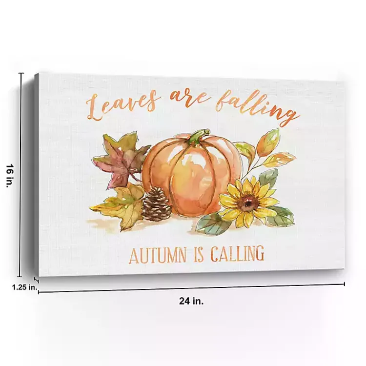 Fall>Kirklands Home Autumn is Calling Canvas Art Print, 16x24