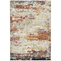 Kirklands Home Bastia Ivory Orange Accent Rug, 2x3 Multi Sale