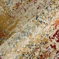 Kirklands Home Bastia Ivory Orange Area Rug, 5x7 Multi Best