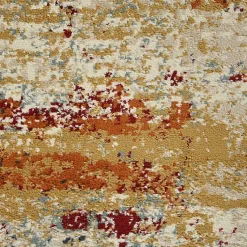 Kirklands Home Bastia Ivory Orange Area Rug, 5x7 Multi Best