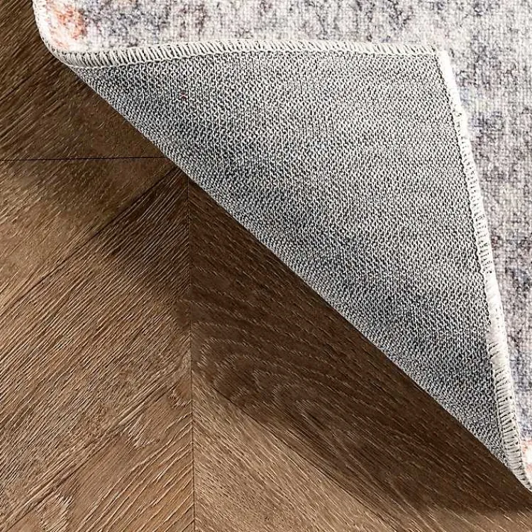 Kirklands Home Bea Distressed Vintage Washable Area Rug, 5x8 Outlet