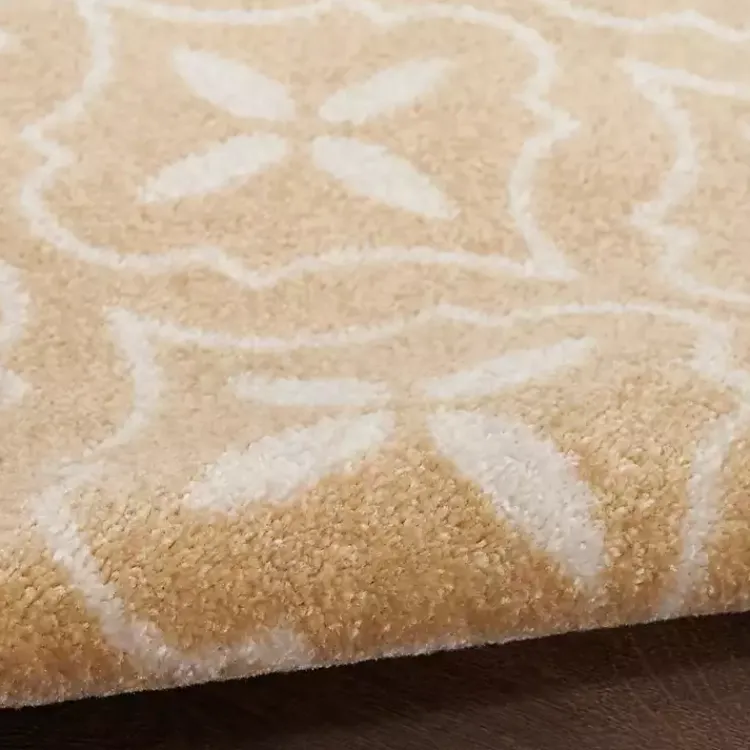 Kirklands Home Beige & Ivory Quatrefoil Indoor/Outdoor Rug, 8x10 Discount