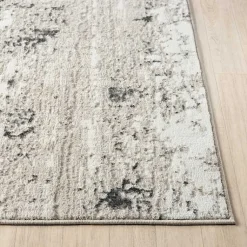 Kirklands Home Beige Gray Indoor Runner, 2x7 Clearance