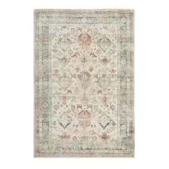 Kirklands Home Beige Rosette Area Rug, 5x7 Sale