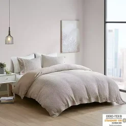 Kirklands Home Beige Waffle Weave 3-pc. Queen Duvet Cover Set Tan Online
