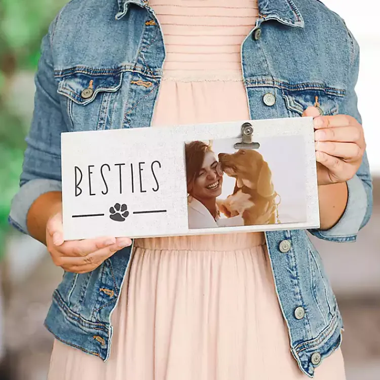 Kirklands Home Besties Clip Picture Frame Gray Online