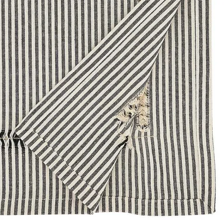 Kirklands Home Black & White Striped Table Runner, 90 in. Online