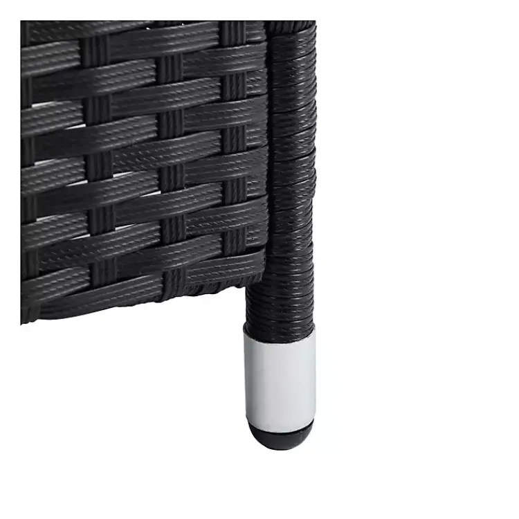 Kirklands Home Black Box Wicker 4-pc. Outdoor Living Set Outlet