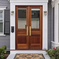 Kirklands Home Black Fleur De Lis Monogram G Doormat Sale