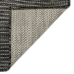 Kirklands Home Intertwine Indoor/Outdoor Area Rug, 4x7 Black Outlet