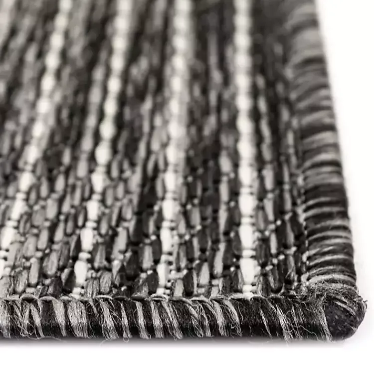 Kirklands Home Intertwine Indoor/Outdoor Area Rug, 7x9 Black Hot