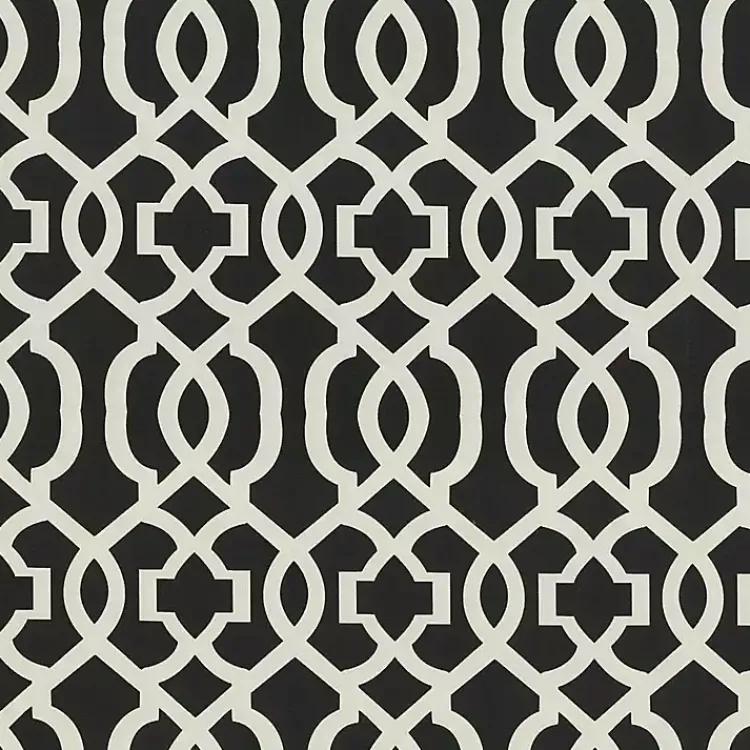 Kirklands Home Black New Geometric Outdoor Chair Cushion Best