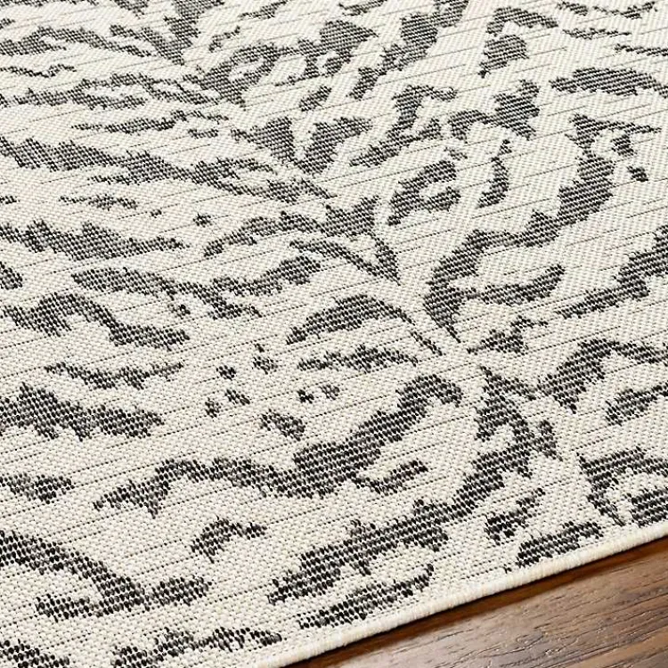 Kirklands Home Black Ravello Outdoor Rug, 5x7 Online