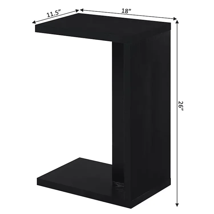 Kirklands Home Wakefield C-Table Black Best