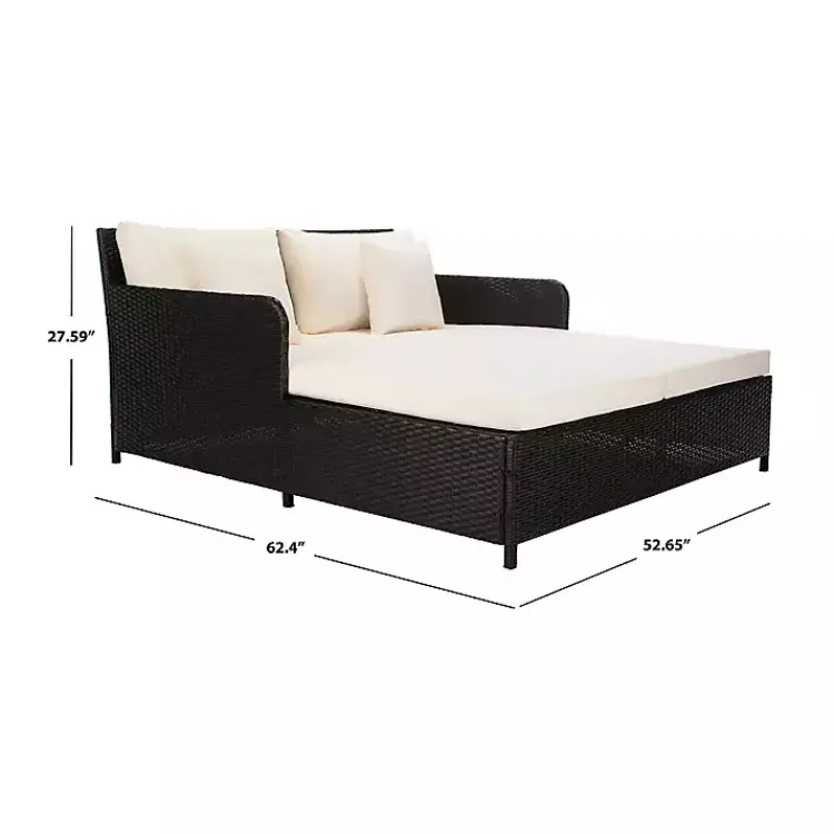 Kirklands Home Black Wicker Outdoor Daybed Online