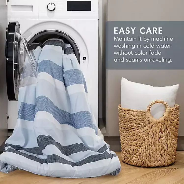Kirklands Home Blake Blue Stripe 2-pc. Twin/Twin XL Comforter Set Best