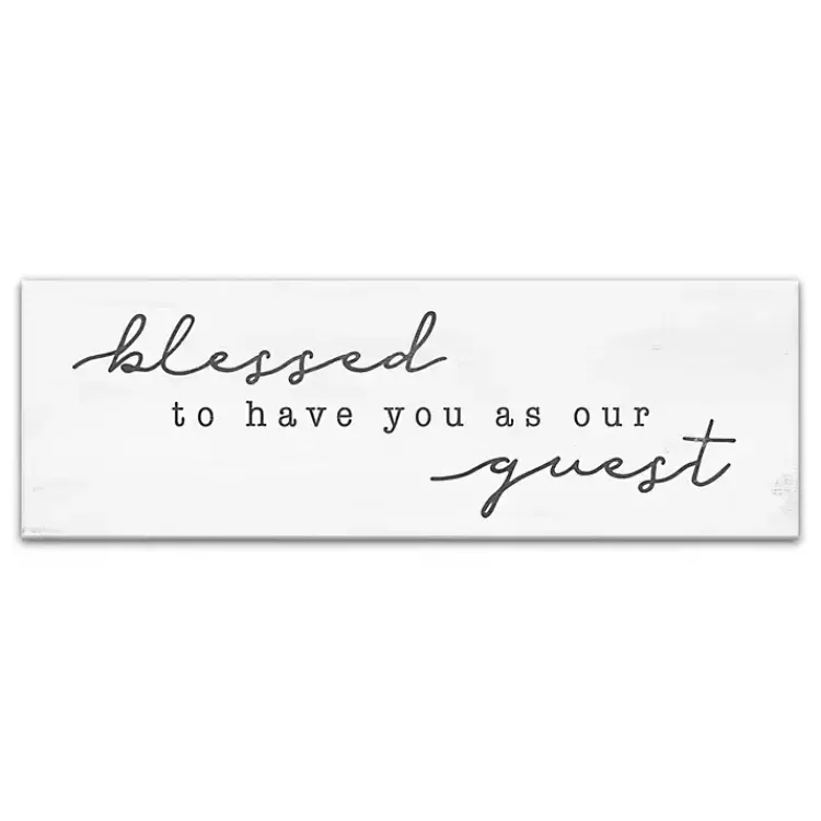 Kirklands Home Blessed to Have You Canvas Wall Plaque Sale