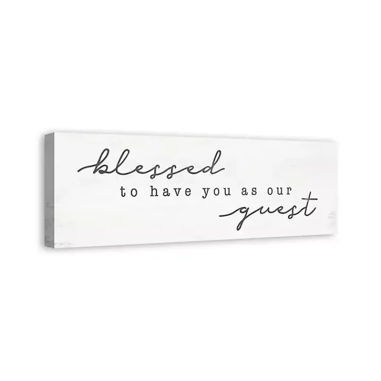 Kirklands Home Blessed to Have You Canvas Wall Plaque Sale