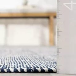Kirklands Home Blue & Ivory Checkered Indoor/Outdoor Rug, 5x8 Best