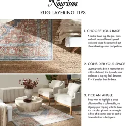 Kirklands Home Blue & Ivory Quatrefoil Indoor/Outdoor Rug, 5x7 Best